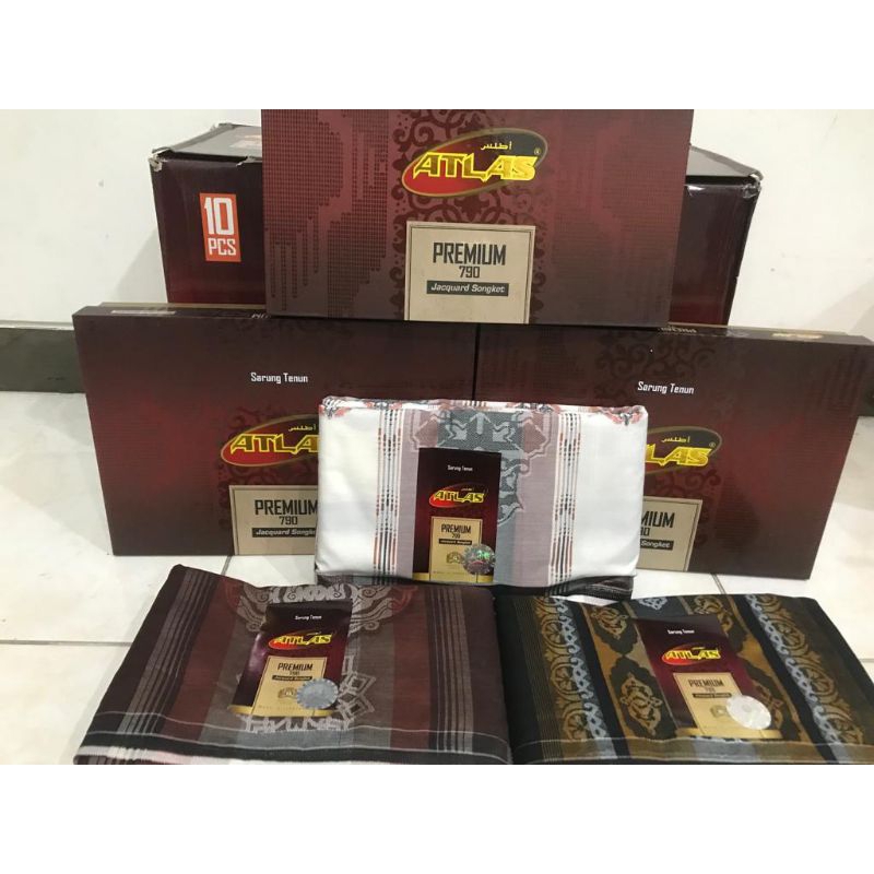 Sarung Atlas premium 790 Jaquard Songket