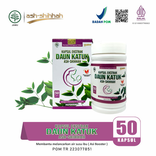 Kapsul Ekstrak Daun Katuk / Pelancar Asi / Asi Booster / Menambah Zat Besi dan Nutrisi Bagi Ibu Menyusui