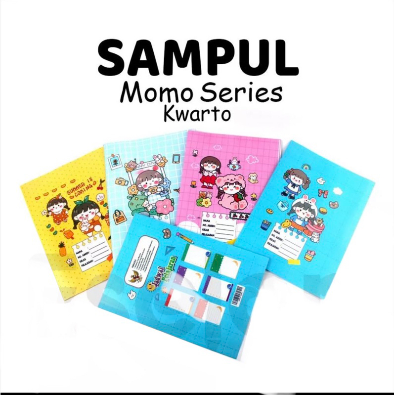

20lbr Sampul Buku Karakter Momo Size Kwarto