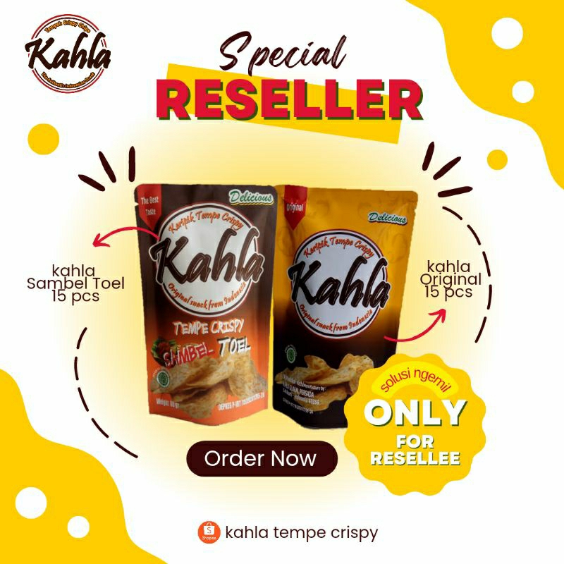 

Kahla Paket Reseller 2 Bandling 2 Rasa Ori dan Toel