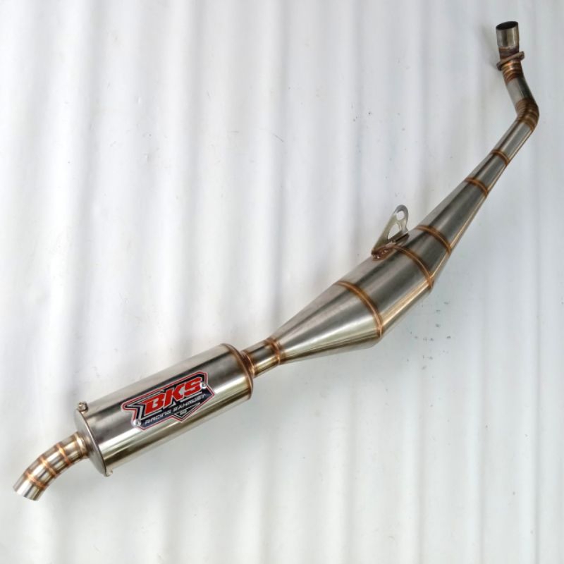Knalpot Yamaha Fiz r suara ninja full stainless produk by Bksracing exhaust