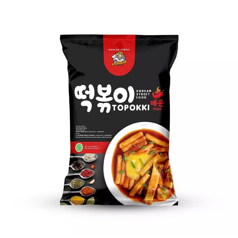

Ashiaaap Topokki HALAL (200gr) / Toppoki Tteokbokki Instant Tokpoki Pedas Rabokki Mozarella Korea