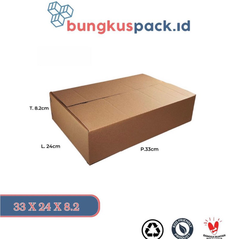 

Kardus Box packing [33x24x8,2cm] /5pcs