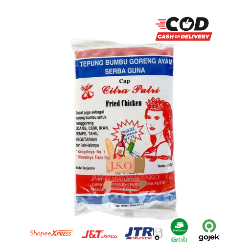 (JSO) Tepung Citra Putri 250gr HALAL / Tepung Bumbu Goreng Ayam Serbaguna / tepung bumbu ayam goreng