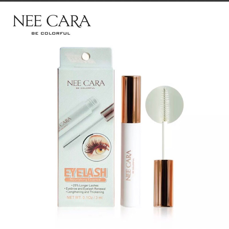 READY STOCK Nee Cara Eyelash Nourishing Essence Serum Pelentik dan Pemanjang Bulu Mata Original Thailand