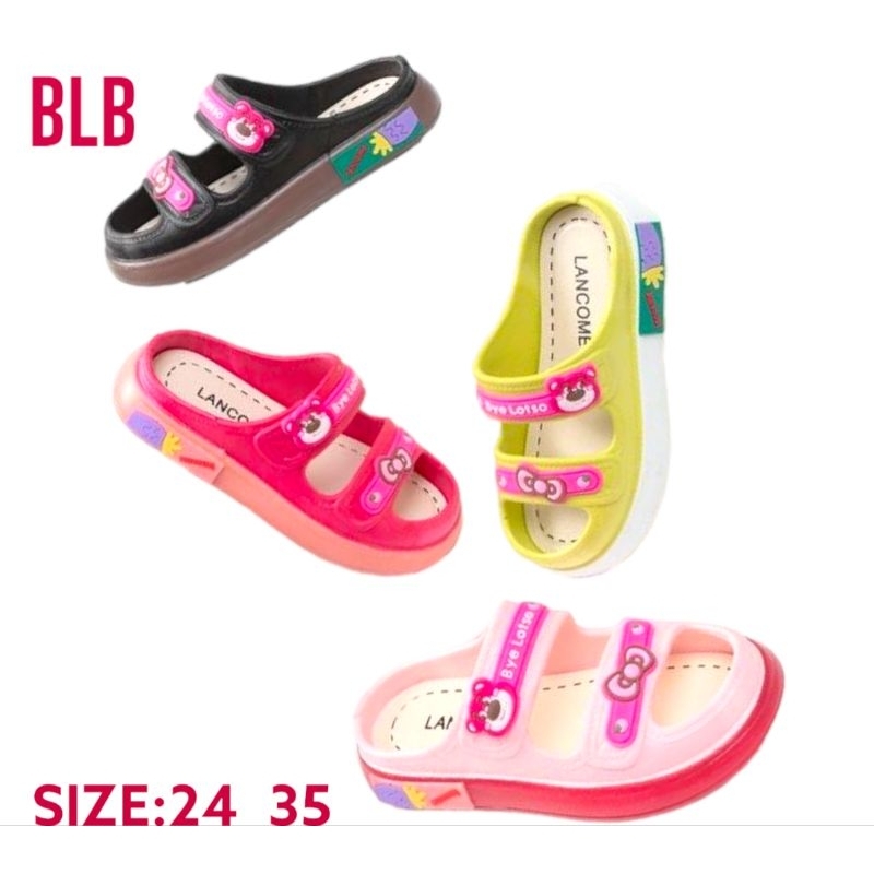 Sandal Anak Viral Sandal Anak Perempuan slip on Sandal Anak Ban dua Boneka Import Sendal Anak Terbaru Nyaman