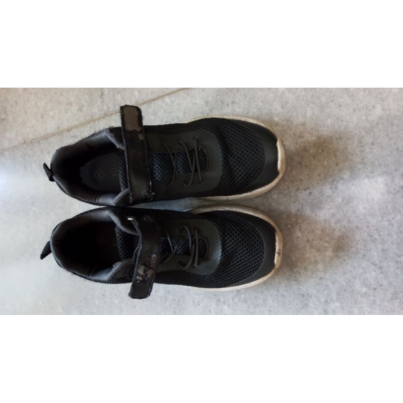 sepatu anak laki crocodile hitam size 34