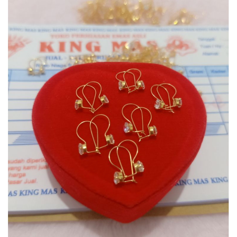 ANTING DESI 0.26 GR MAS ASLI KADAR 375/8K