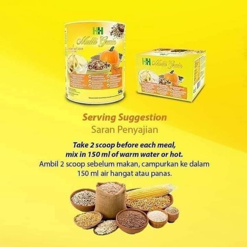 

paket 6box HH Multigrain minuman kesehatan