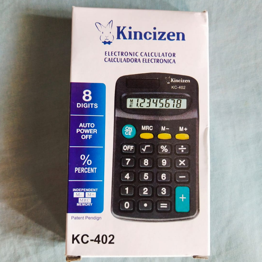 

Kalkulator Kincizen KC 402 Calculator Alat Hitung 8 digit