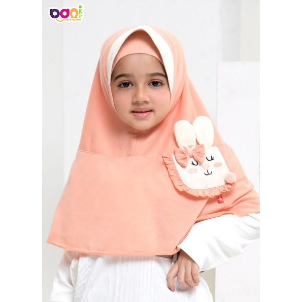 KRUKID USAGI - Kerudung Anak BANI USAGI Kerudung Instant Anak Bahan Penta Jilbab Harian anak BANI ra