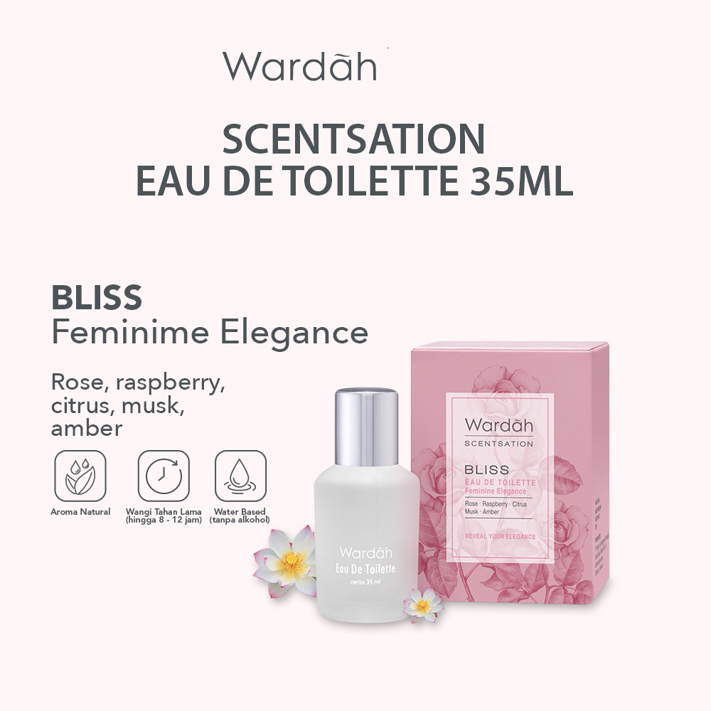 Wardah Scentsation Eau DE Toilette Parfum Unisex - 35 ml