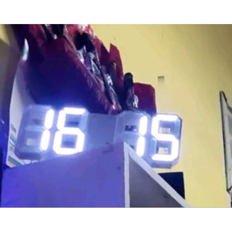 mPro2 100% ori BISA COD Jam Dinding Digital 3D Clock LED Meja Pro