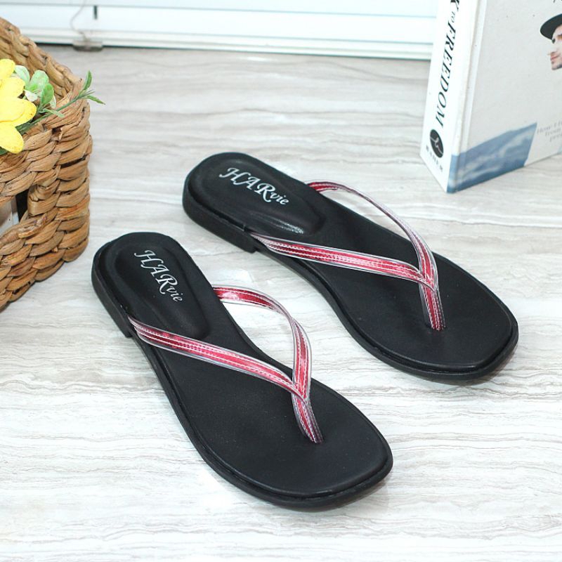 Sandal Teplek 2cm Wanita Dewasa Jepit / HR 022