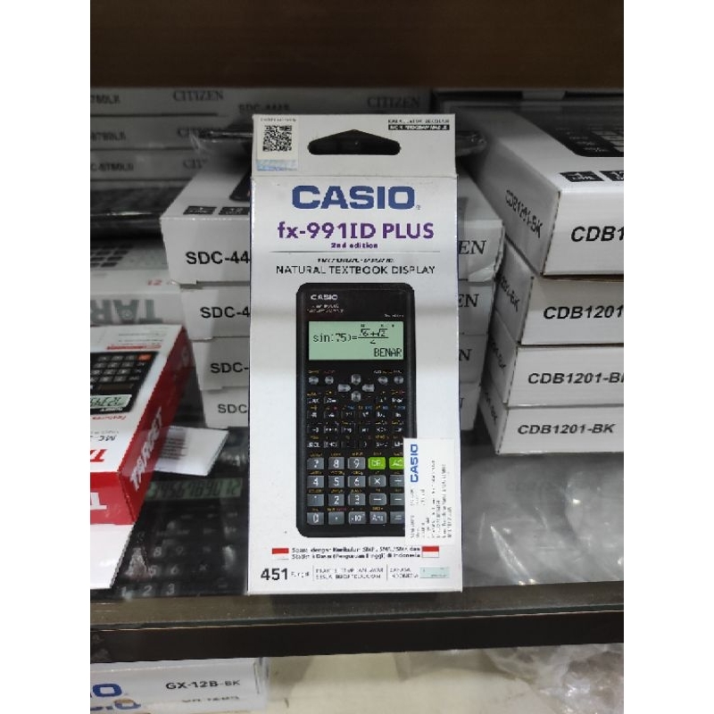 

Kalkulator Calculator Casio FX-991ID FX-991 FX 991 ID Plus - Scientific 10+2 Digit