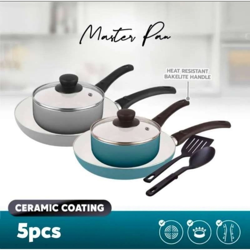Master Pan Cookware set 5 pcs