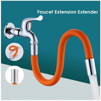 Alat Penyambung Kepala Keran Sambungan Kran Air Flexible 20cm 30Cm/ Faucet Extender Universal 360 Derajat / Alat Penyambung Kepala Keran Wastafel Pipa Elastis [MF]