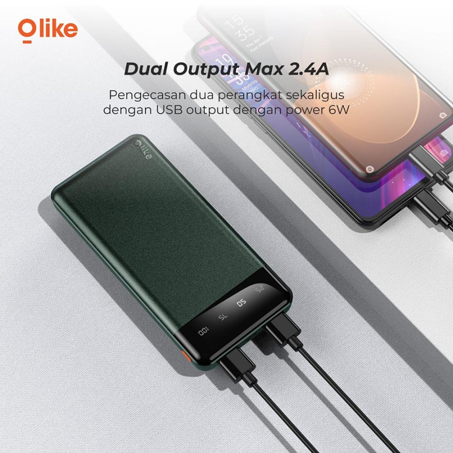 POWER BANK OLIKE P101 10000mAH -GARANSI RESMI