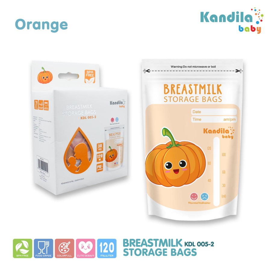 Kantong Asi Kandila Baby Breast Milk STORAGE BAGS 120ml