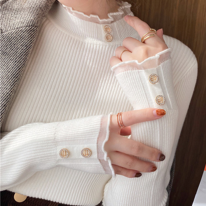 Inner Rajut Turtleneck Premium Lengan Panjang Import|Rajut inara