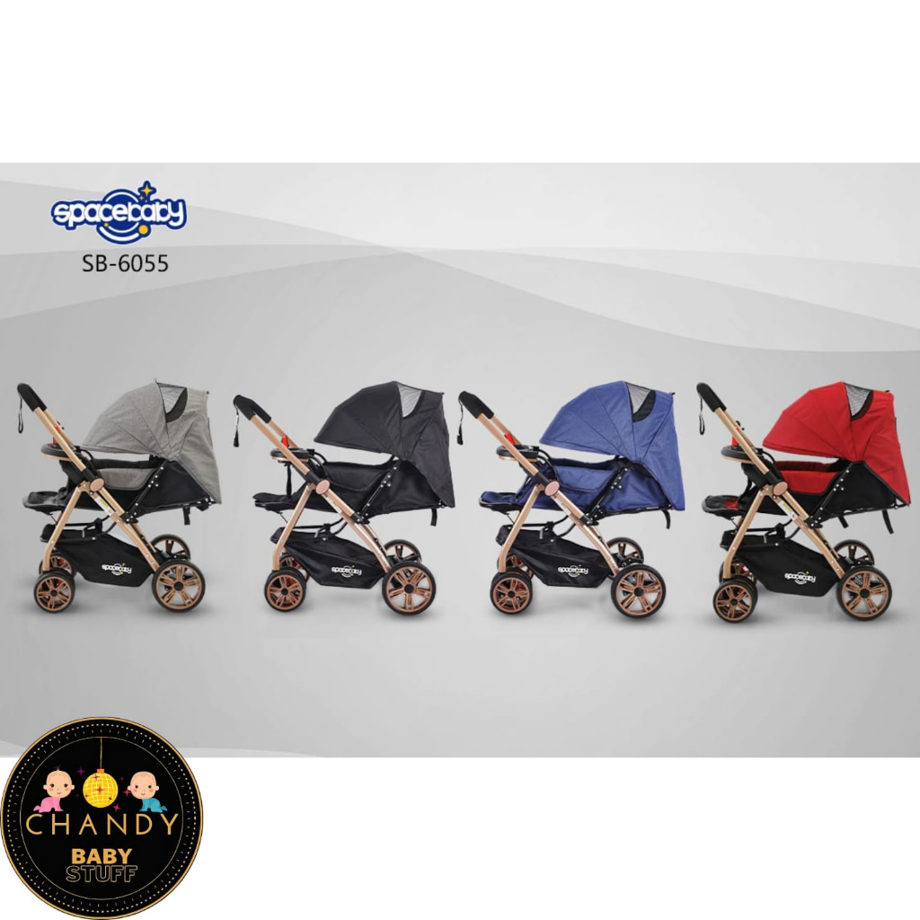 STROLLER BABY SPACE BABY REVERSIBLE STIR SB 6055