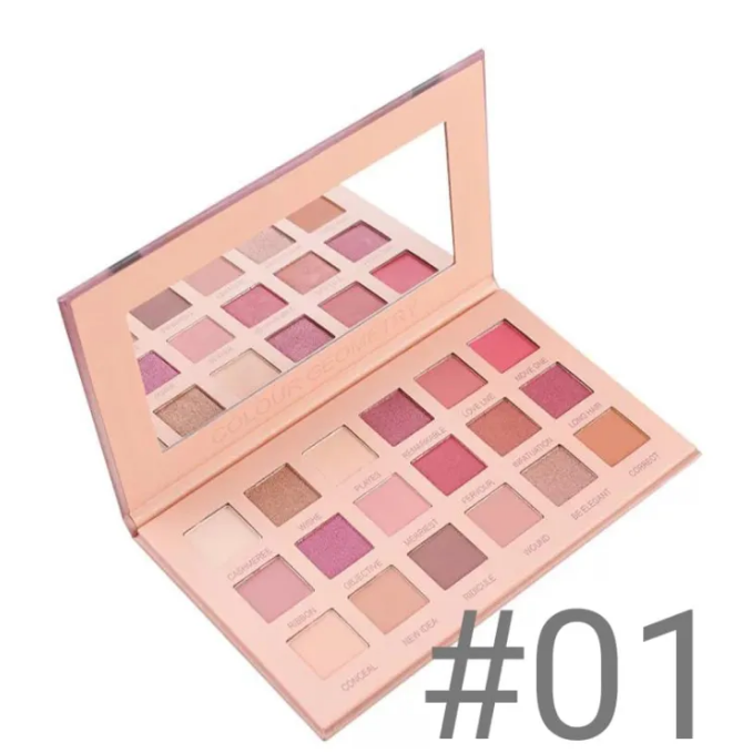 Lameila Lamailai Eyeshadow 18 warna premium LML5037