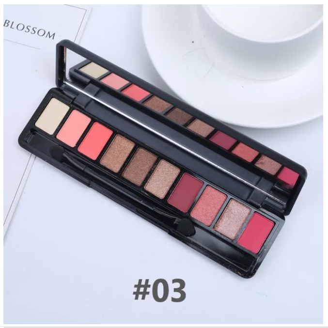 LAMEILA Lamailai Fashion Matte Eyeshadow Pallet Makeup 10 warna LML9999