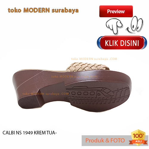 Sandal wanita casual sendal wedges selop slide CALBI NS 1949