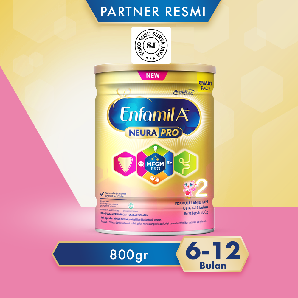 Enfamil A+ Tahap 2 kemasan 800 gr