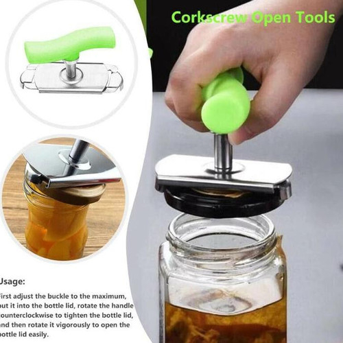 ⭐️ Jendela Kosmetik ⭐️ Alat Pembuka Tutup Toples Kaleng Botol Jar Bottle Opener Adjustable / Alat Pembuka Tutup Makanan Jar