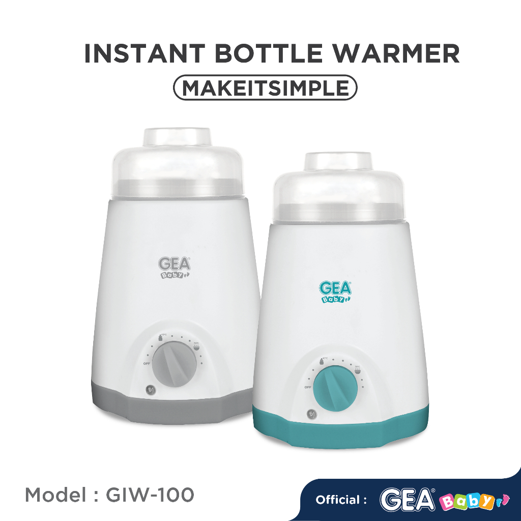 GEA Baby Instant Bottle Warmer GIW-100 / penghangat botol susu / pemanas susu / pemanas makanan / sterilisasi uap