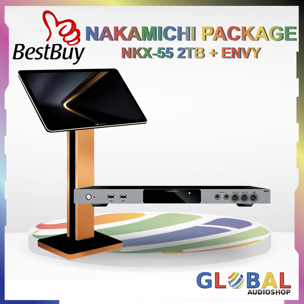 Paket Nakamichi NKX55 dan Layar sentuh ENVY NKX-55 2TB