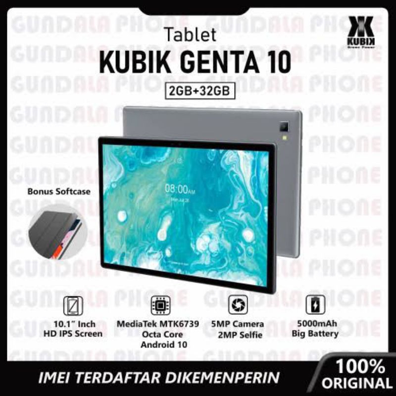 Tablet Kubik Genta Ram 2-32 Gb 10 Inch