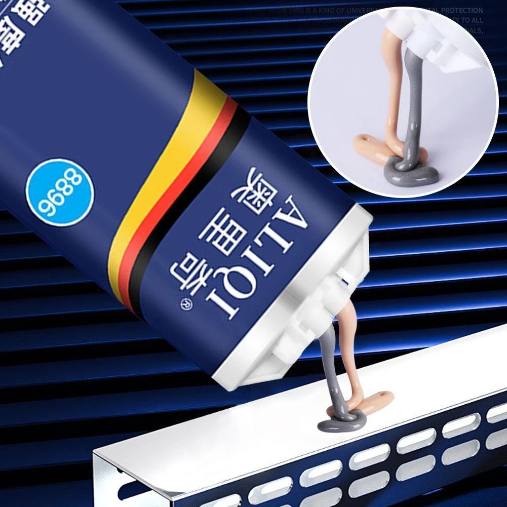 LEM METAL BESI CAMPUR Lem Super Glue A+B Metal Repairing Adhesive Sealant Welding Glue 100g K9119 HT5 SW-15 8896 809