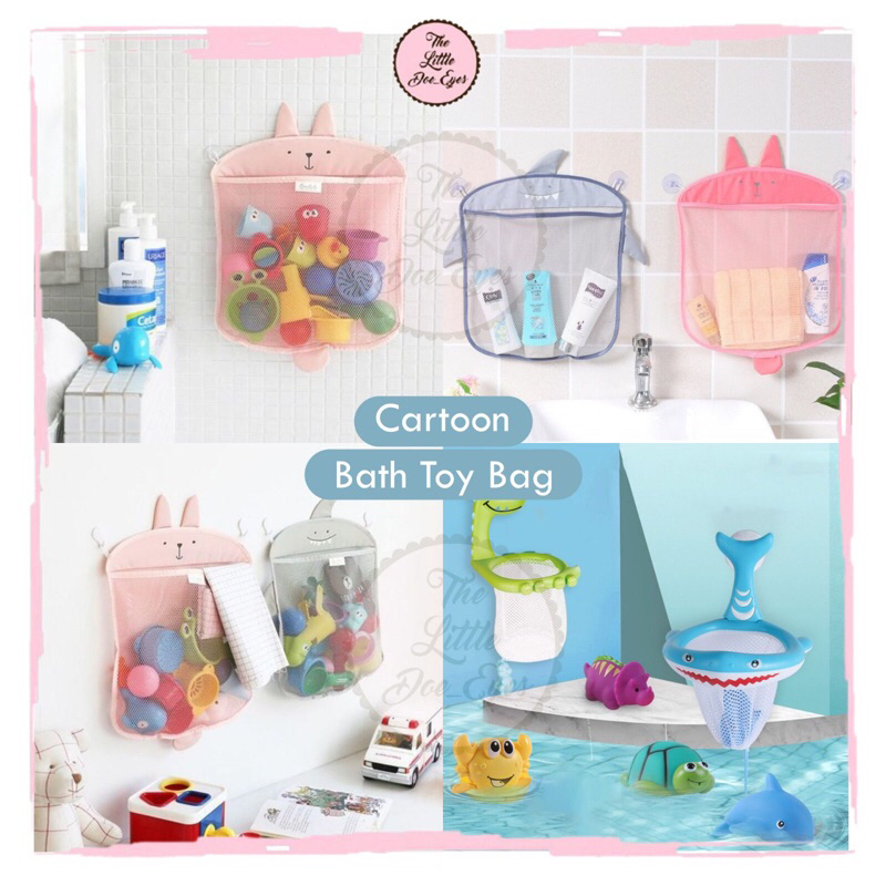 Cartoon Bath Toy Bag Storage Tempat Mainan / Peralatan Mandi