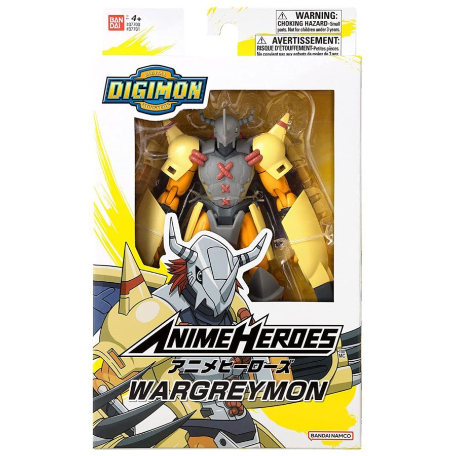 Digimon Anime Heroes WarGreymon Action Figure Toys Bandai Original