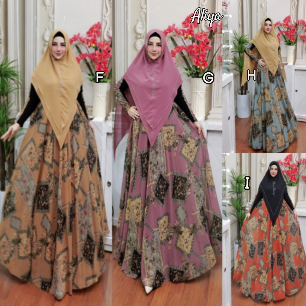 Gamis ALIQA  Original by FAZZA BOUTIQUE