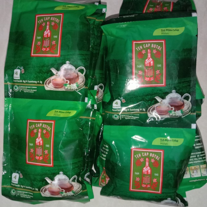 

Teh Cap Botol Celup Melati Sachet Renceng Teh Hijau Celup Botol