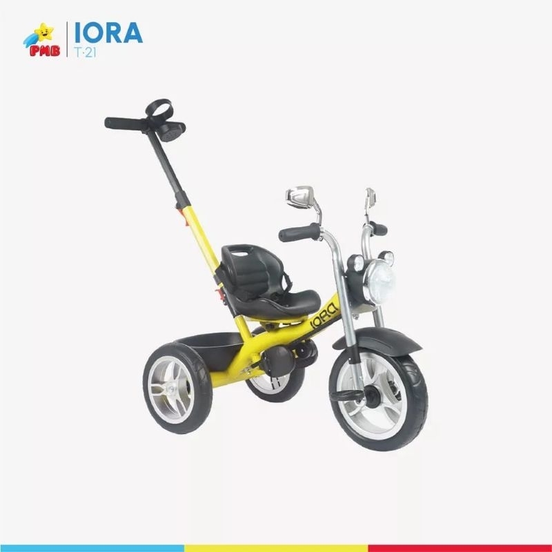 SEPEDA ANAK RODA TIGA T21 IORA - PMB TOYS/ADA MUSIK/DORONGAN