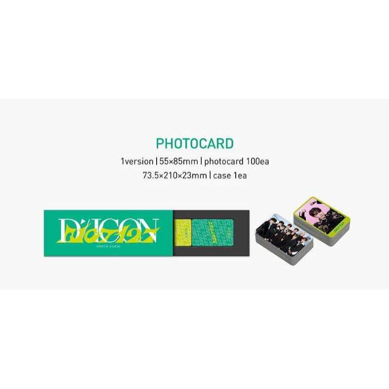 NCT 127 PHOTOCARD DICON