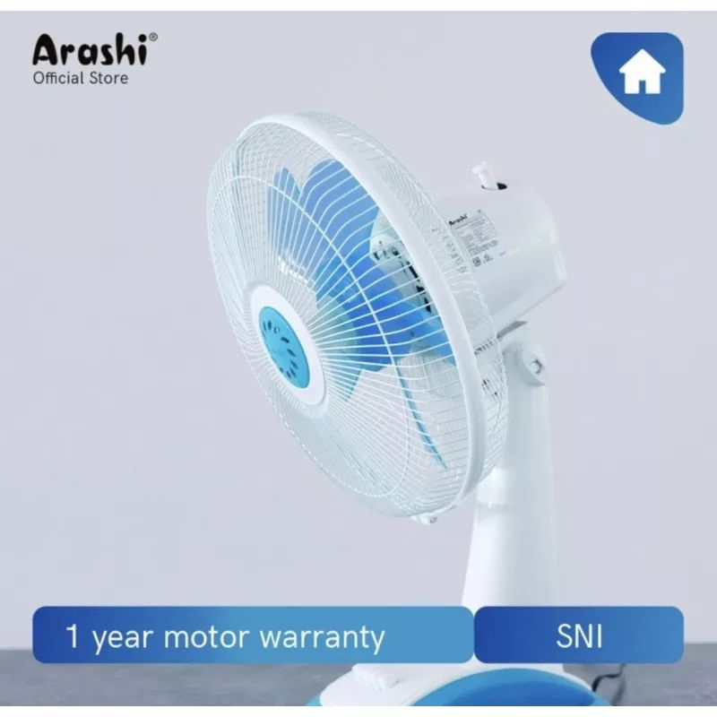 Kipas Angin Arashi General Duo Fan 12 Inch AR 138 2in1