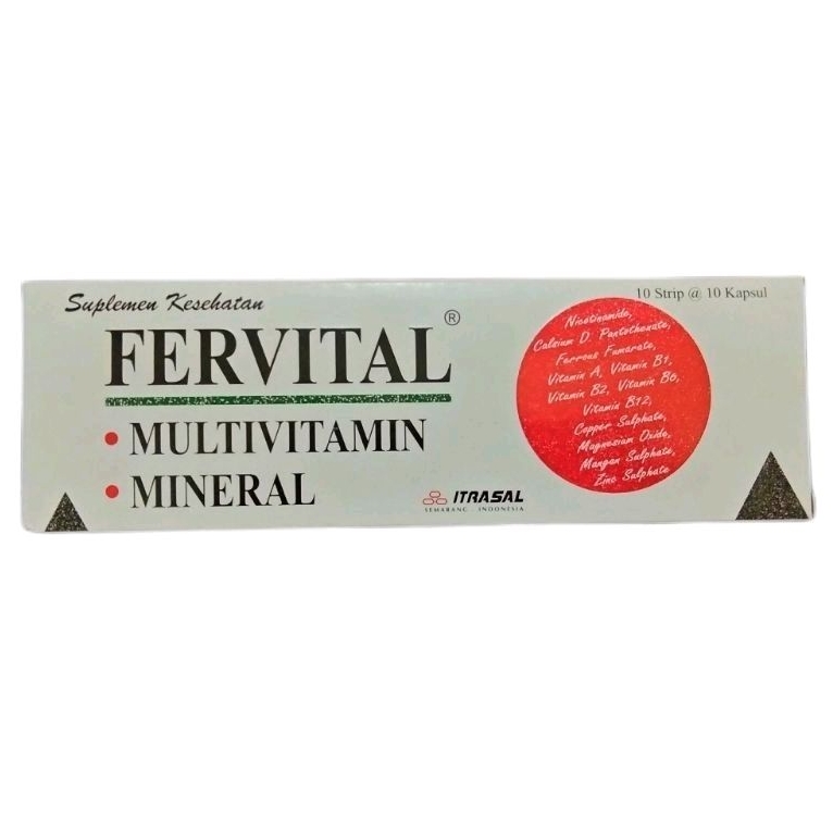 FERVITAL - Multivitamin & Mineral (100's /Dus)