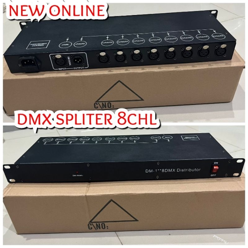 DMX SPLITER 8CHL