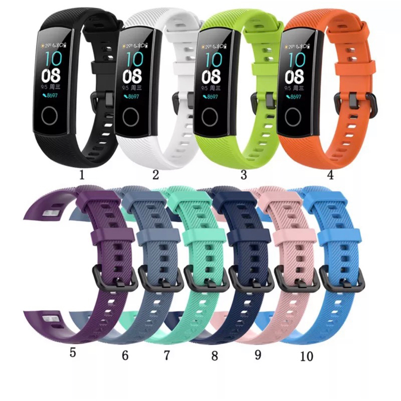 Strap Silicone Huawei Honor Band 5 / 4 bahan silicone