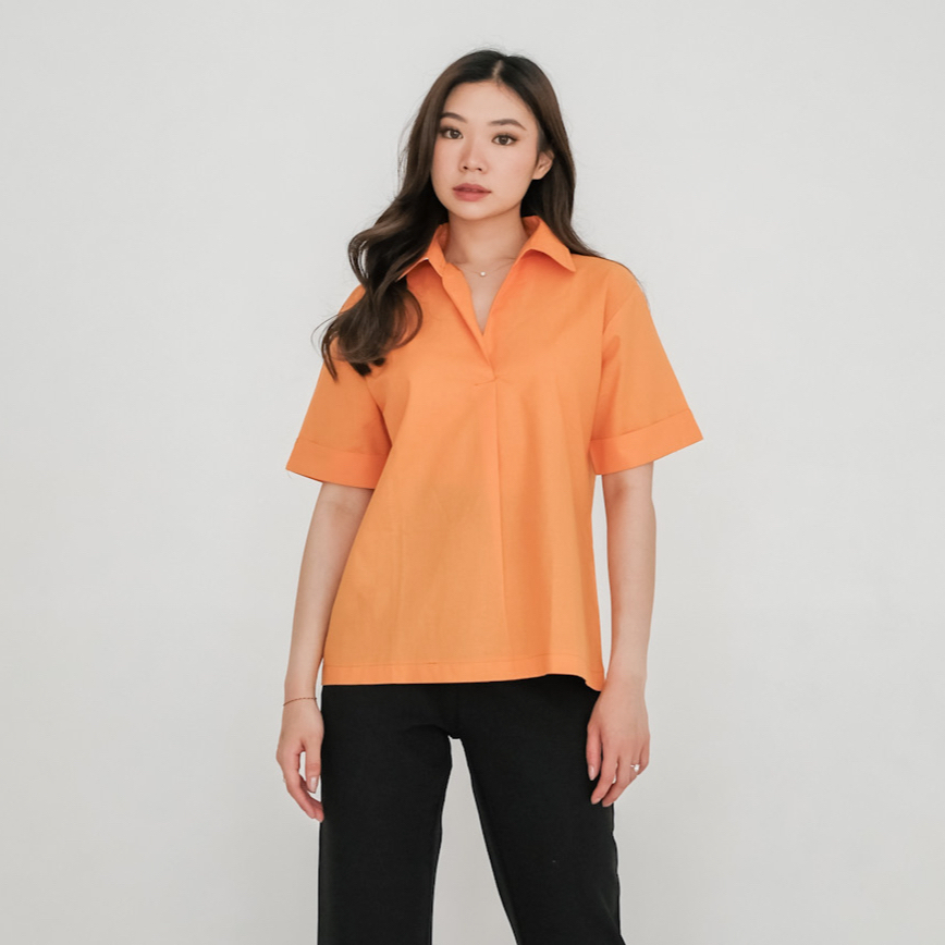 [Tavia] Julia Blouse / Kemeja Wanita / Blouse Wanita / Atasan Kantor