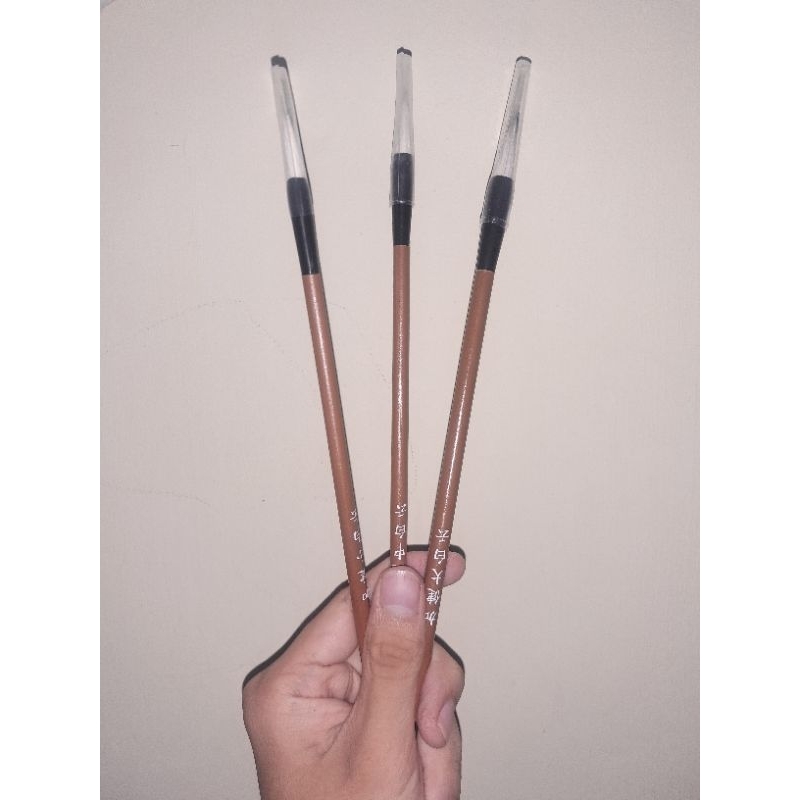 

set kuas gambar kaligrafi kanji