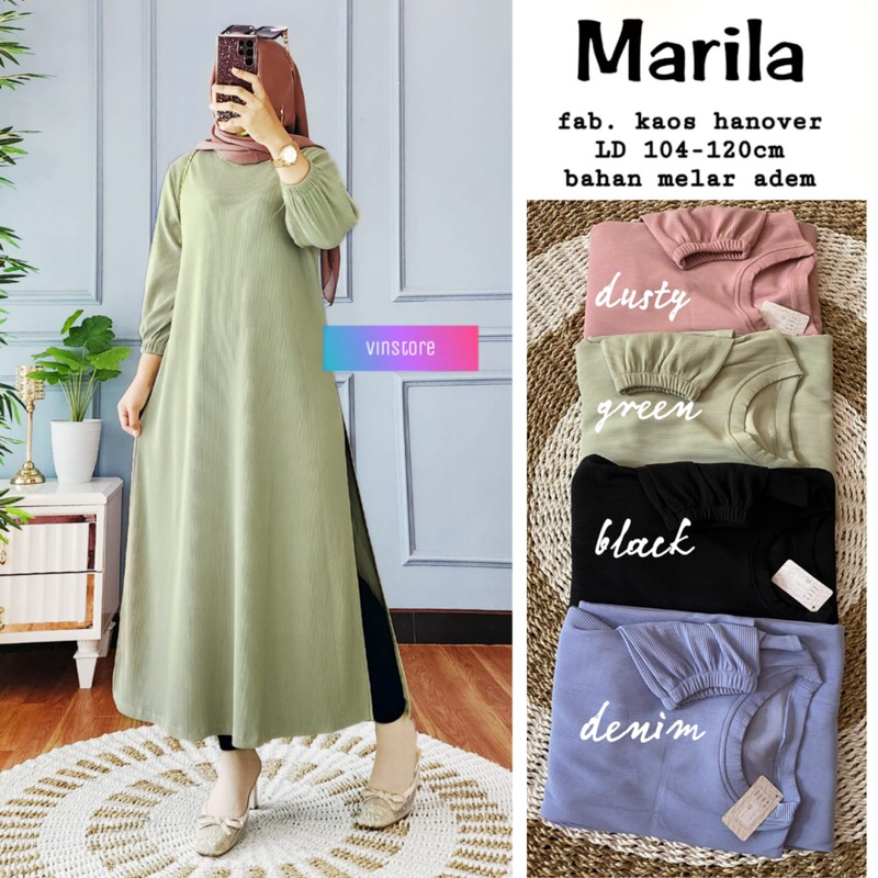 MARILA TUNIK / TUNIK WANITA / ORI BY VINSTORE