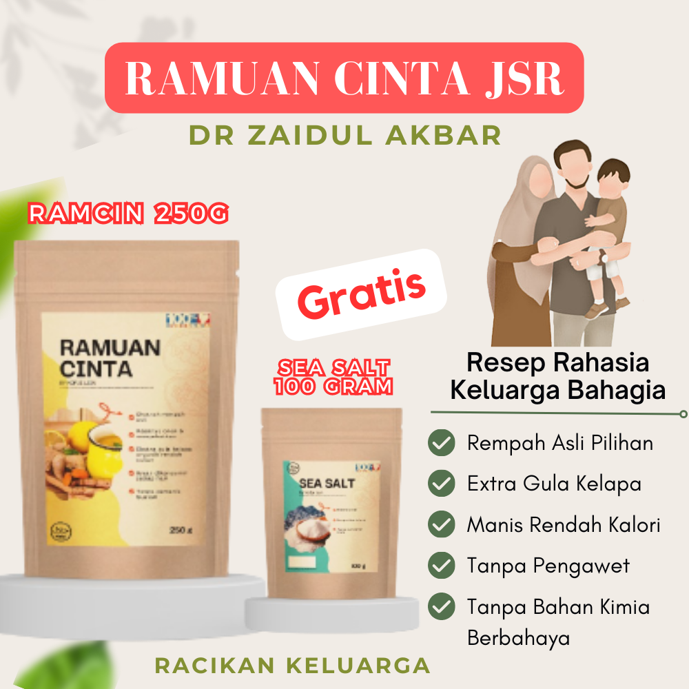 

Ramuan Cinta Jsr Zaidul Akbar Ramcin 250gr Detox Detok Rahim Ultimate Promil Ampuh Cepat Hamil