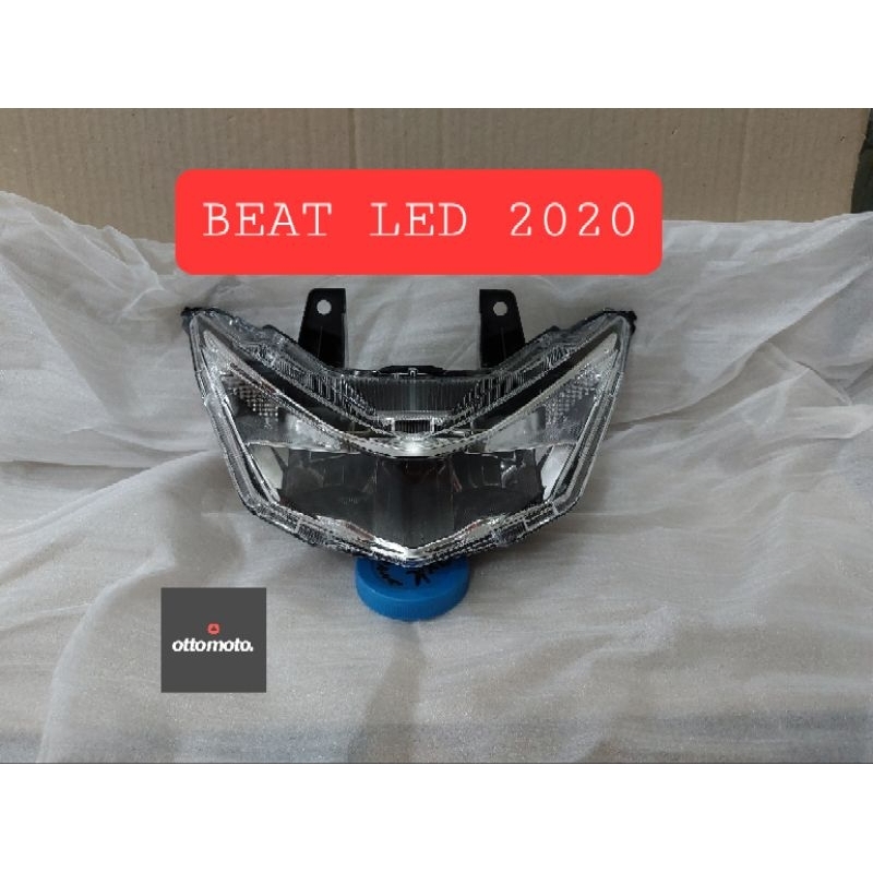 REFLEKTOR HEADLAMP UNIT LAMPU DEPAN ALL NEW BEAT FI LED ESP DELUXE STREET 2020