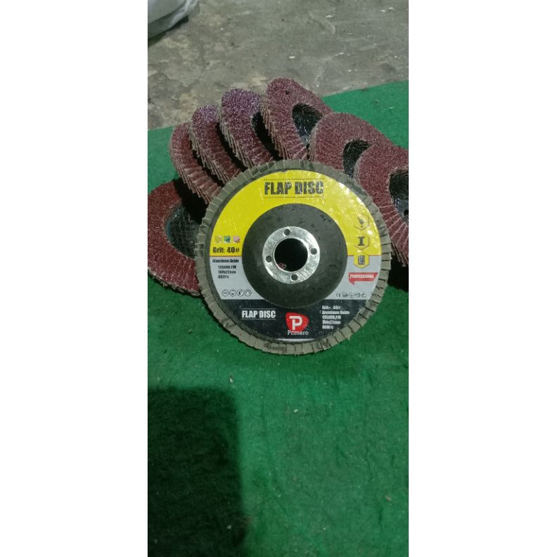 FLAP DISC 4" Plimero grit 40 alumunium Oxide